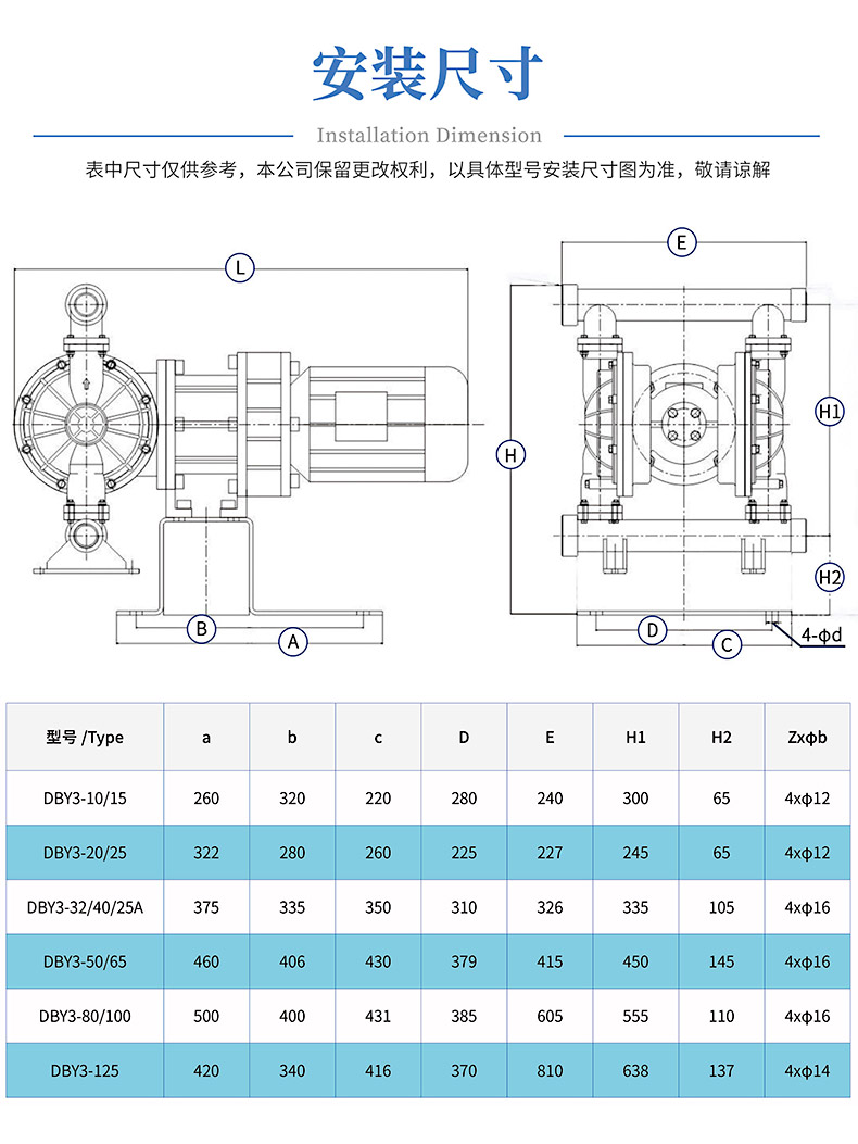 安装尺寸